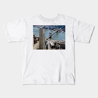 Aerial Bridge View Kids T-Shirt